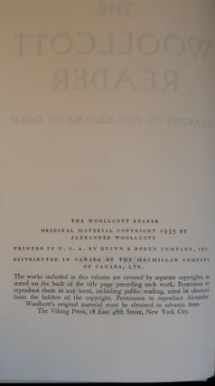 The Woollcott Reader Two Volumes SIGNED