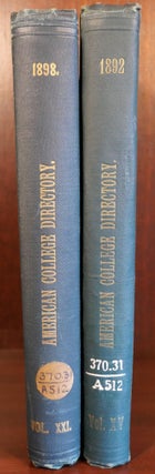 Item #6577 American College and Public School Directory in Two Volumes