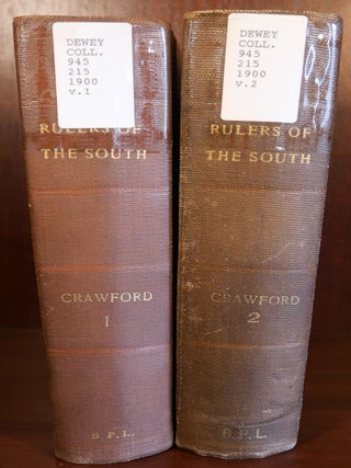Item #6578 The Rulers of The South in Two Volumes. Francis Marion Crawford
