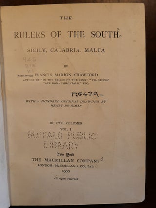 The Rulers of The South in Two Volumes