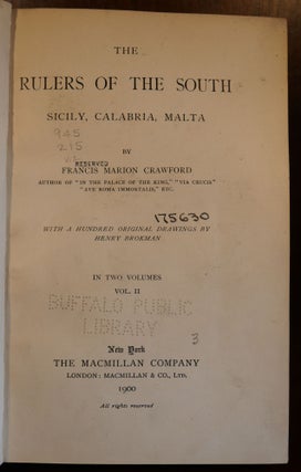 The Rulers of The South in Two Volumes
