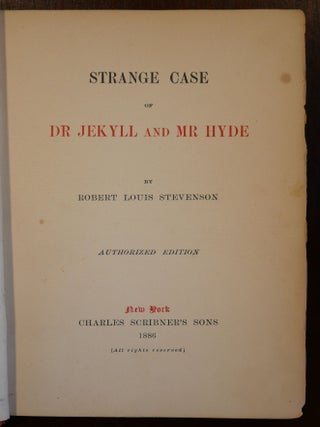 Strange Case of Dr. Jekyll and Mr. Hyde