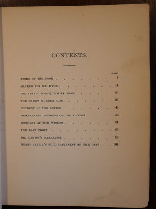 Strange Case of Dr. Jekyll and Mr. Hyde