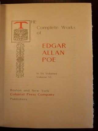 Complete Works of Edgar Allan Poe