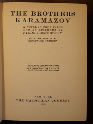 The Brothers Karamazov