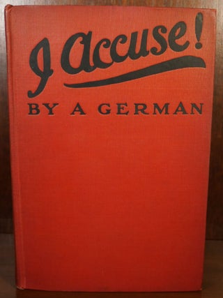 Item #6754 I Accuse. A German