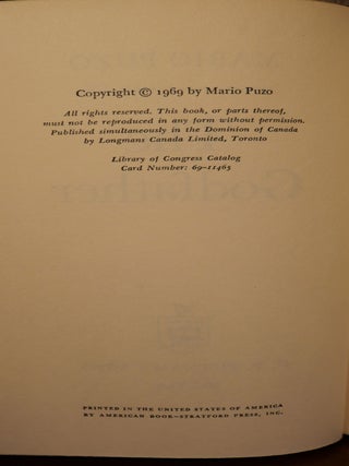 The Godfather SIGNED