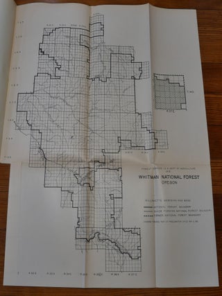 Whitman National Forest Map Proclamation Oregon