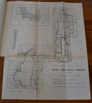 Nebo National Forest Map Proclamation Utah