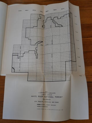 White River National Forest Map Proclamation Colorado
