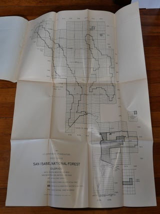 San Isabel National Forest Map Proclamation Colorado