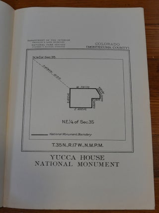 Yucca National Monument Map Proclamation Colorado