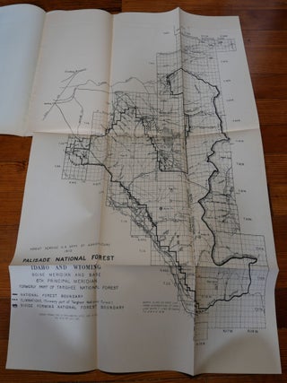 Palisade National Forest Map Proclamation Idaho and Wyoming