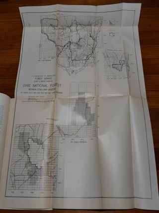 Dixie National Forest Map Proclamation Nevada, Utah, and Arizona