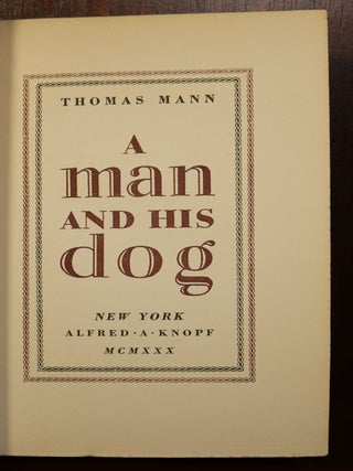 A Man and His Dog