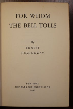 For Whom The Bell Tolls