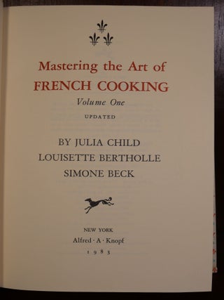 Mastering the Art of French Cooking SIGNED