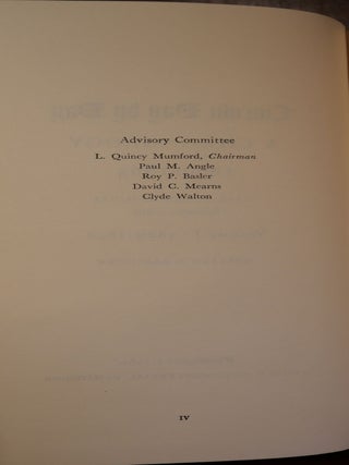Lincoln Day by Day A Chronology 1809-1865 in Three Volumes