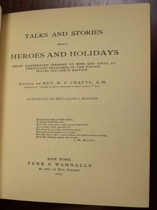 Talks and Stories about Herod and Holidays