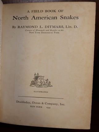 A Field Book of North American Snakes