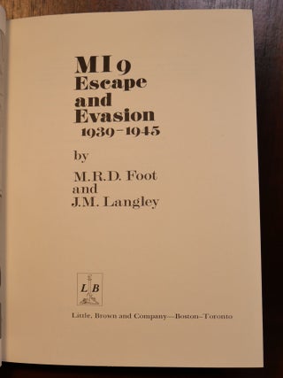 MI9: Escape and Evasion 1939-1945