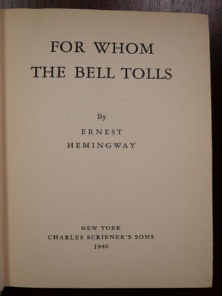 For Whom The Bell Tolls