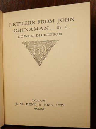 Letters From John Chinaman