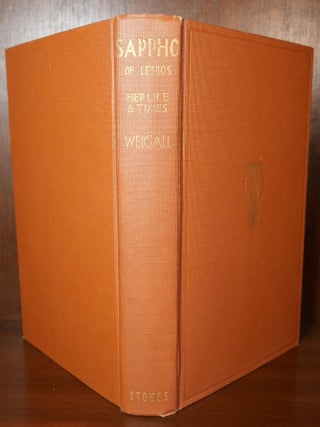Sappho of Lesbos Her Life and Times