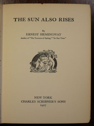 The Sun Also Rises