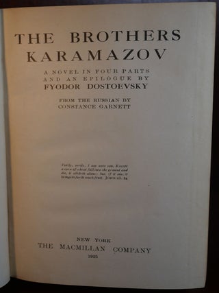 The Brothers Karamazov