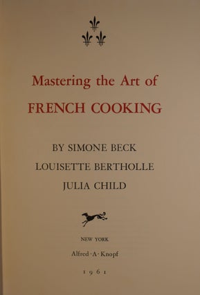 Mastering the Art of French Cooking SIGNED