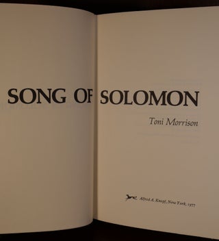 Song of Solomon SIGNED