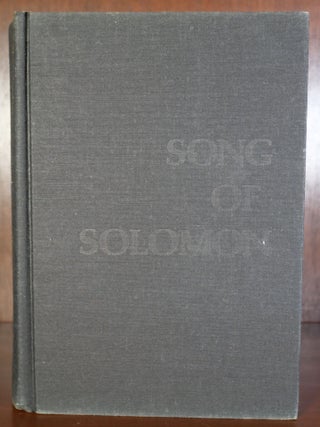 Song of Solomon SIGNED