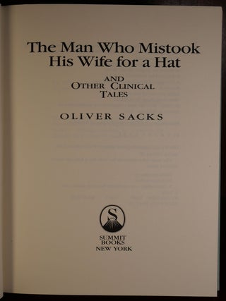 The Man Who Mistook His Wife for a Hat SIGNED