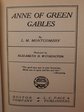 Anne of Green Gables