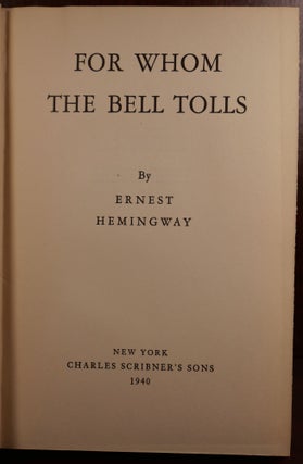 For Whom the Bell Tolls