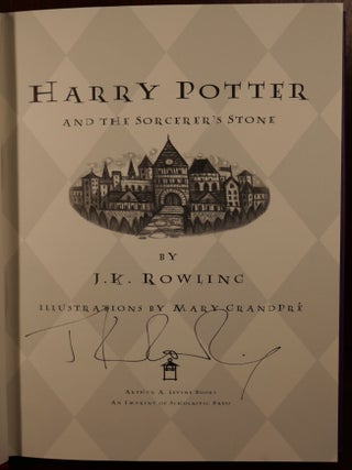 Harry Potter and the Sorcerer's Stone SIGNED COA