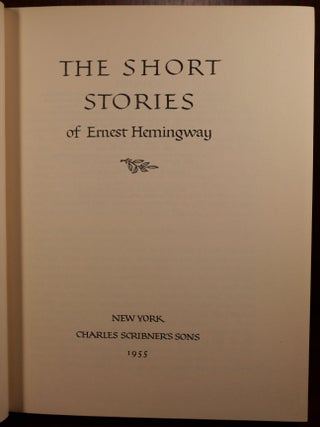 The Short Stories of Ernest Hemingway SIGNED