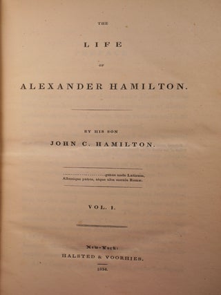 The Life of Alexander Hamilton