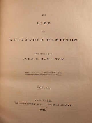 The Life of Alexander Hamilton