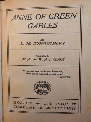 Anne of Green Gables