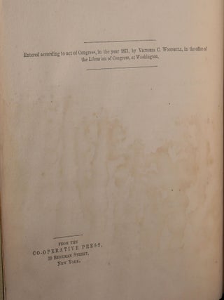 The Origin, Tendencies and Principles of Government