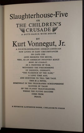 Slaughterhouse-Five SIGNED