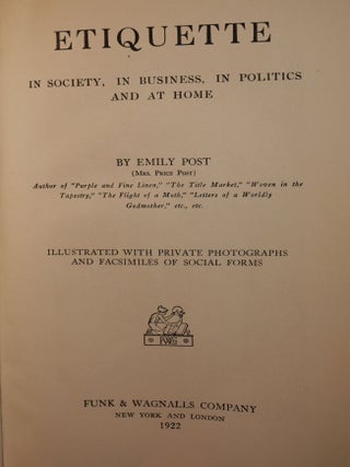 Etiquette