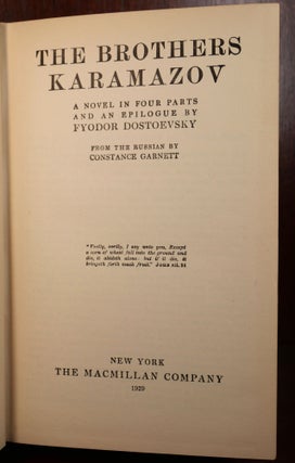 The Brothers Karamazov