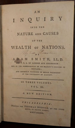 An Inquiry Into the Nature and Causes of the Wealth of Nations