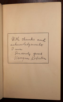 The Wreck of The Titan or, Futility SIGNED