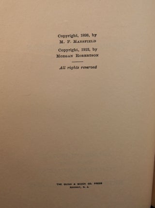 The Wreck of The Titan or, Futility SIGNED