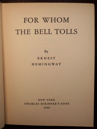 For Whom the Bell Tolls