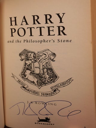 Harry Potter and the Philosopher's Stone SIGNED